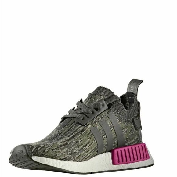 adidas NMD R1 Primeknit 'Utility Grey Camo' BZ0222 Rare Mens 13 US 12.5 UK 48 EU - Picture 7 of 10